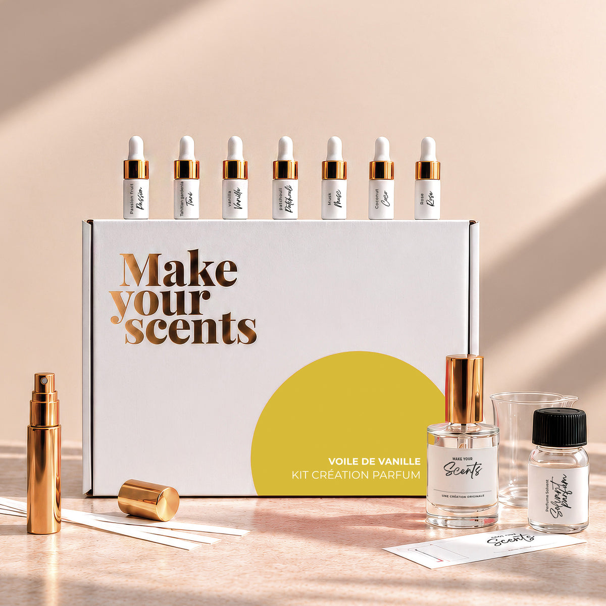 kit création parfum vanille make your scents